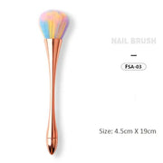 Soft Nail Dusting Brush - Rosepink - DTK Nail Supply
