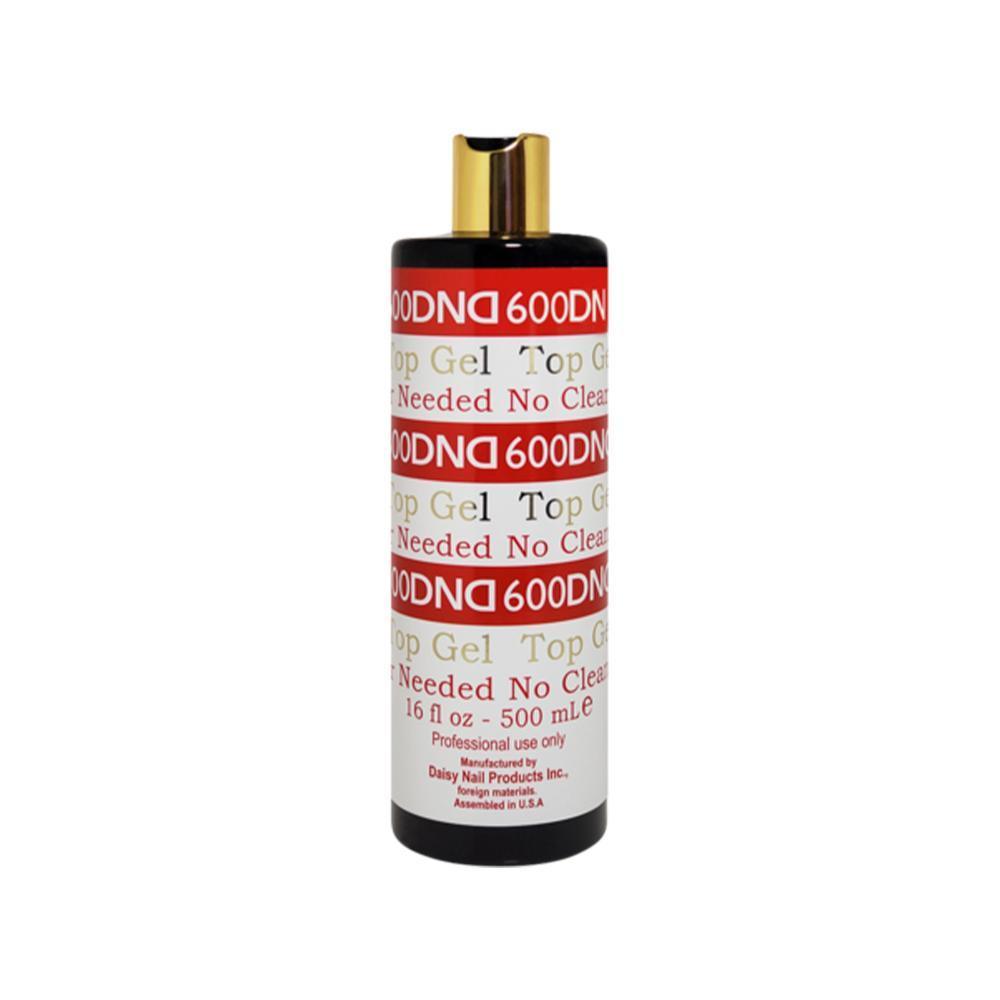  DND 600 No Cleanse Needed Top Gel Refill size 16oz (500ml) by DND - Daisy Nail Designs sold by DTK Nail Supply