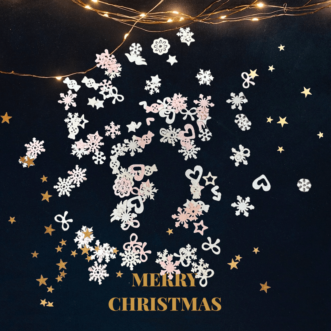 Ultra - thin Pearlescent Snowflake SP0304 - 02 - DTK Nail Supply