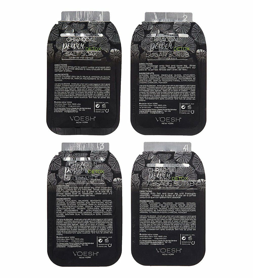 VOESH Pedicure - Charcoal - DTK Nail Supply