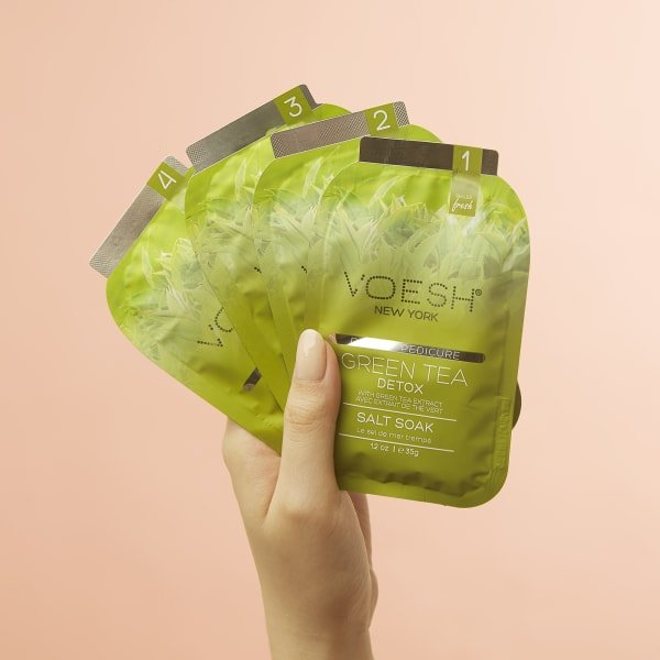 VOESH Pedicure - Green Tea Detox - DTK Nail Supply