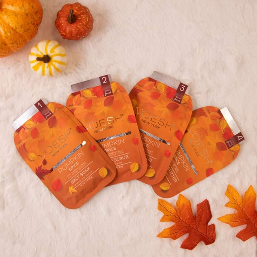 VOESH Pedicure in Box 4 Step Kit - Pumpkin - DTK Nail Supply