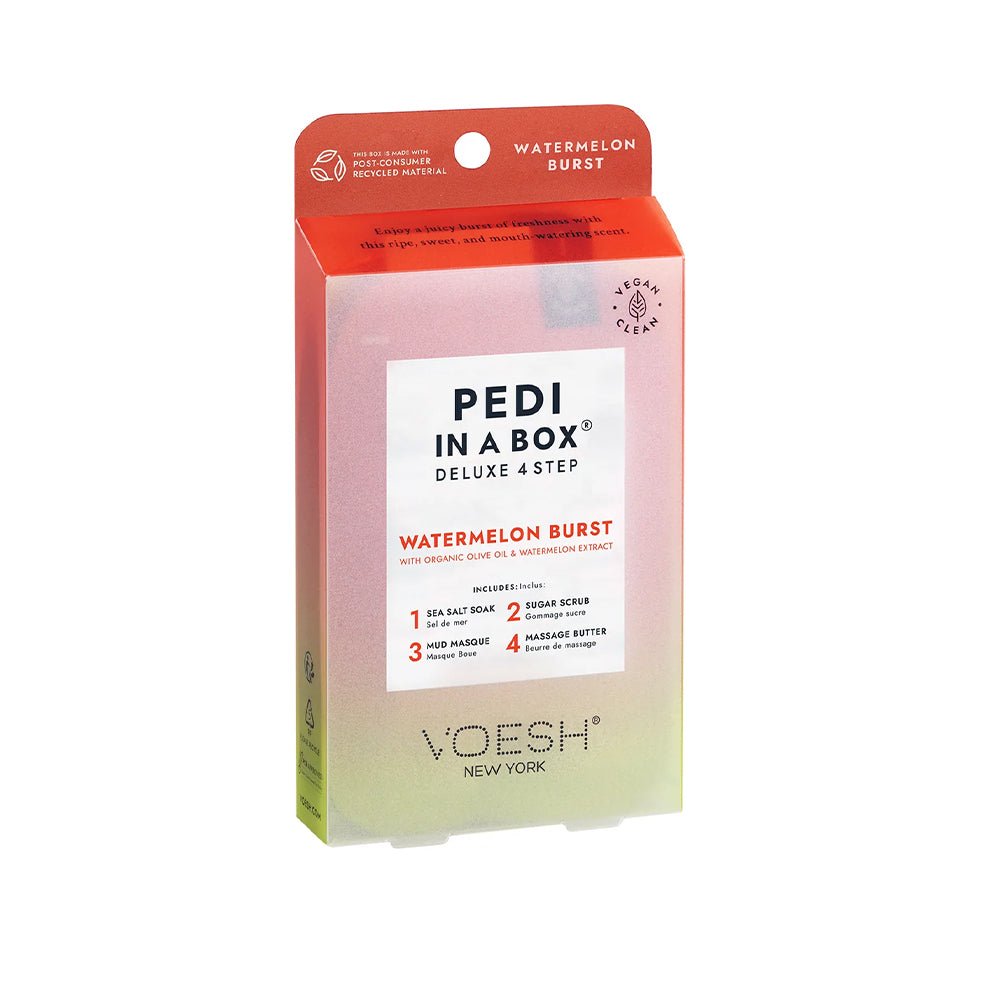 VOESH Pedicure in Box 4 Step Kit - Watermelon Burst - DTK Nail Supply