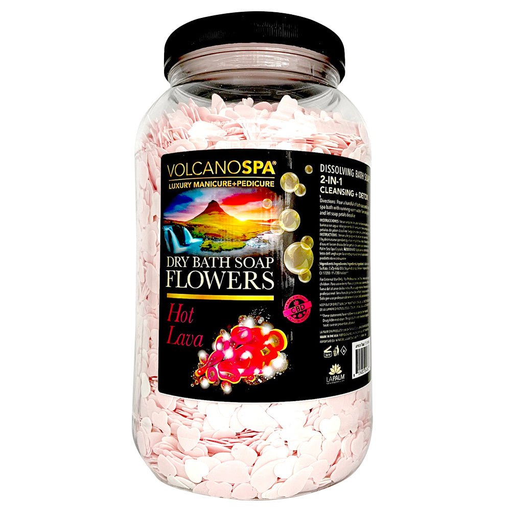 Volcano Spa Dry Bath Soap Flowers 1G - Hot Lava - DTK Nail Supply