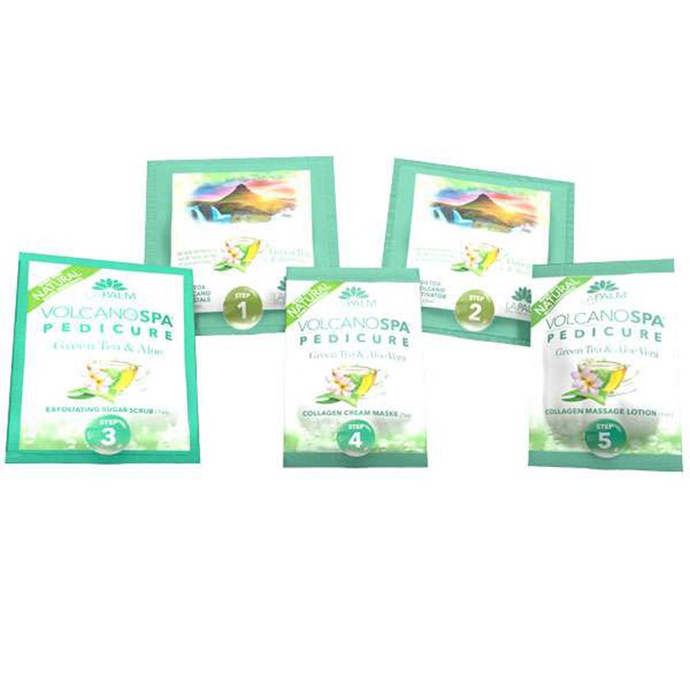 Volcano Spa - Green Tea and Aloe Vera (6 step) - DTK Nail Supply