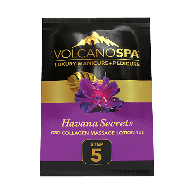 Volcano Spa Havana Secrets Pedicure Kit - Pedicure Spa Kit CBD (10 step) - DTK Nail Supply