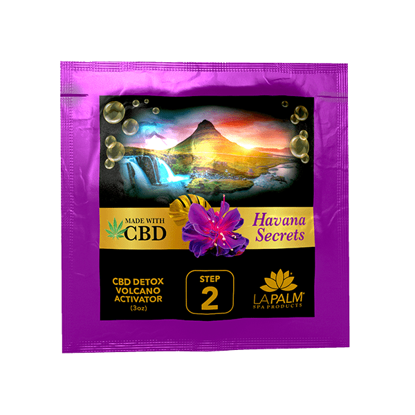 Volcano Spa Havana Secrets Pedicure Kit - Pedicure Spa Kit CBD (10 step) - DTK Nail Supply
