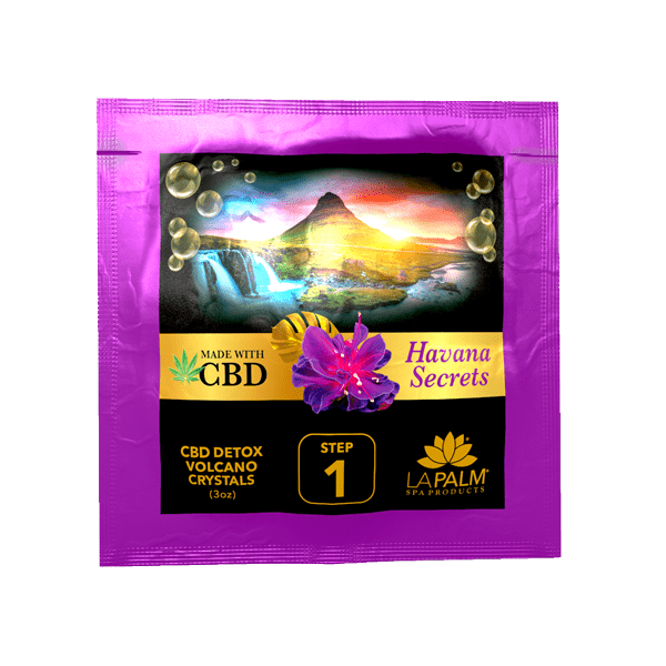 Volcano Spa Havana Secrets Pedicure Kit - Pedicure Spa Kit CBD (10 step) - DTK Nail Supply