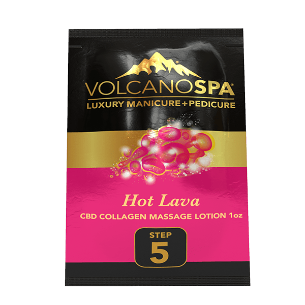 Volcano Spa Hot Lava Pedicure Kit - Pedicure Spa Kit CBD (10 step) - DTK Nail Supply