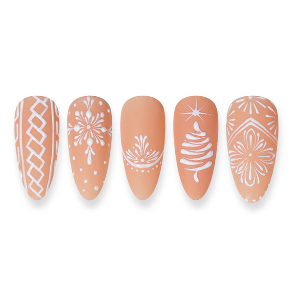 Emboss Gel Polish Nail Art - 0.5oz White
