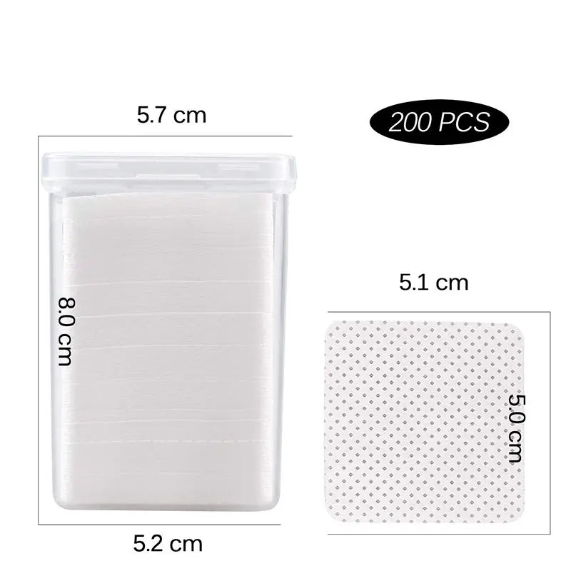 Wipe Off Lint Free (200pcs) - DTK Nail Supply