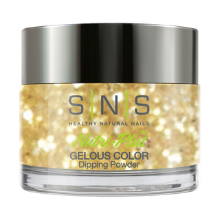  SNS Dipping Powder Nail - WW14 - Triple Axel - Gold, Glitter Colors by SNS sold by DTK Nail Supply