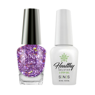  SNS Gel Nail Polish Duo - WW24 Purple, Glitter Colors by SNS sold by DTK Nail Supply
