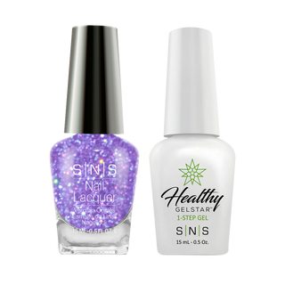  SNS Gel Nail Polish Duo - WW26 Purple, Glitter Colors by SNS sold by DTK Nail Supply