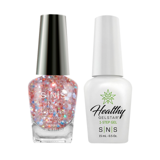  SNS Gel Nail Polish Duo - WW31 Glitter, Multi Colors by SNS sold by DTK Nail Supply